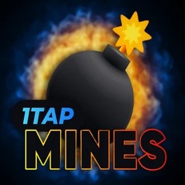 1Tap Mines online game logo by Turbo Games on uspins.eu