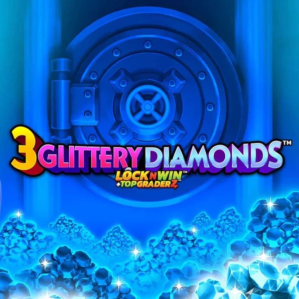 Enjoy 3 Glittery Diamonds by PearFiction Studios – logo hosted on uspins.eu