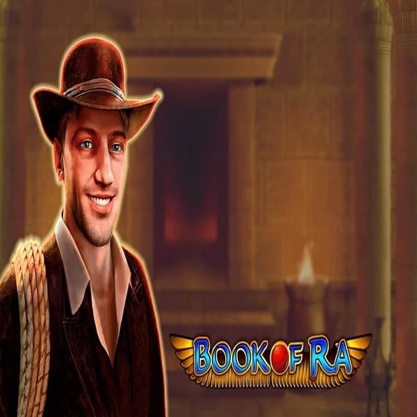 Book of Ra online game logo by Greentube on uspins.eu