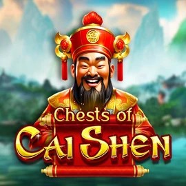Chests of Cai Shen game by Pragmatic Play – logo hosted on Uspin Casino