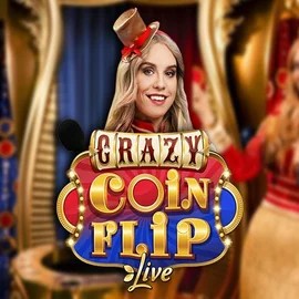 Enjoy Crazy Coin Flip by Evolution – logo hosted on uspins.eu
