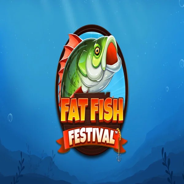 Fat Fish Festival slot logo by Wishbone Games at Uspin Casino