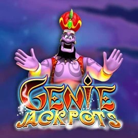 Genie Jackpots by Blueprint Gaming, showcased at uspins.eu – game logo