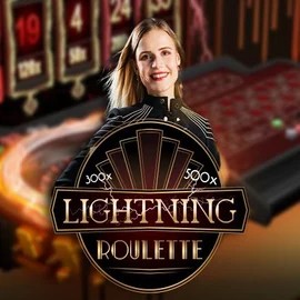 Official Live Casino logo: Lightning Roulette by Evolution at Uspin Casino