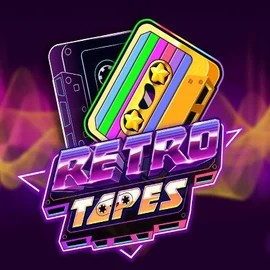 Retro Tapes online game logo by Push Gaming on uspins.eu