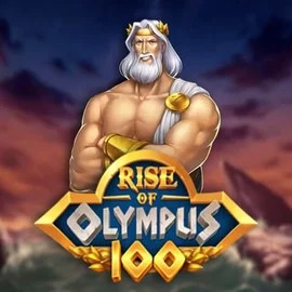 Rise of Olympus 100 online game logo by Play'n GO on uspins.eu