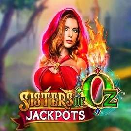 Sisters Of Oz Jackpots slot logo by Triple Edge Studios at Uspin Casino