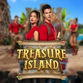 Treasure Island slot logo by Pragmatic Play at Uspin Casino