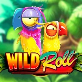 Wild Roll online game logo by Playtech on uspins.eu